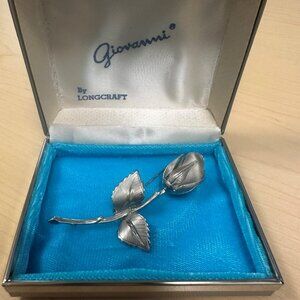 1966 Giovanni by Longcraft "Legend of the Christmas Rose" Pin - Original box